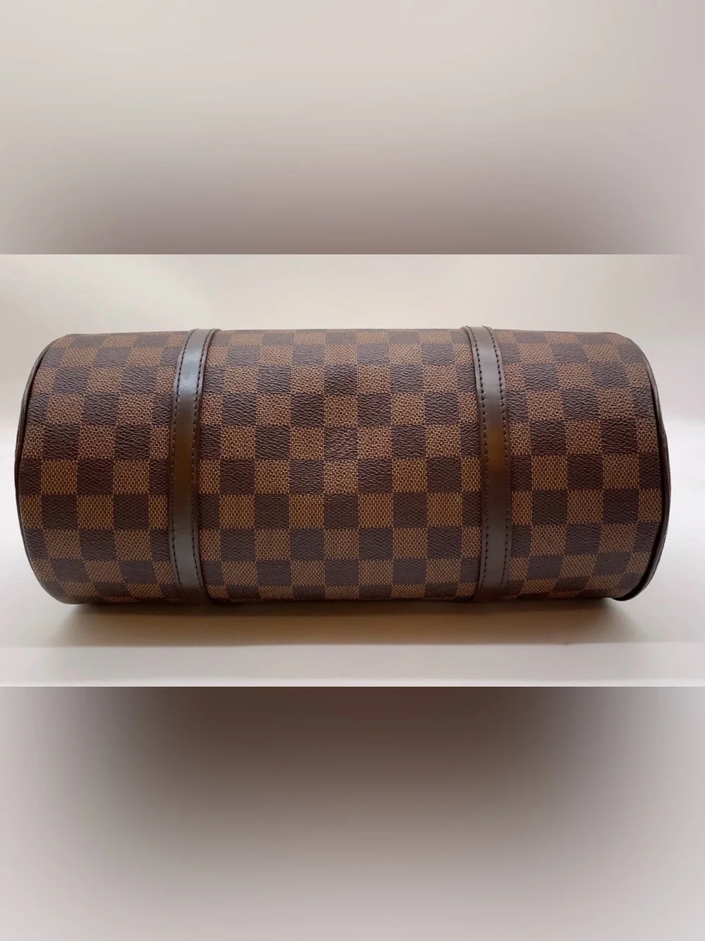 Louis Vuitton Brown Damier Ebene Mini Papillon Satchel with Pouch
